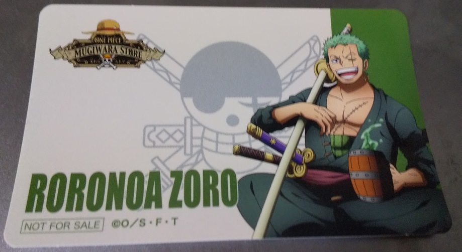  пшеница .. магазин 12 anniversary commemoration IC карта способ стикер zoro One-piece наклейка 
