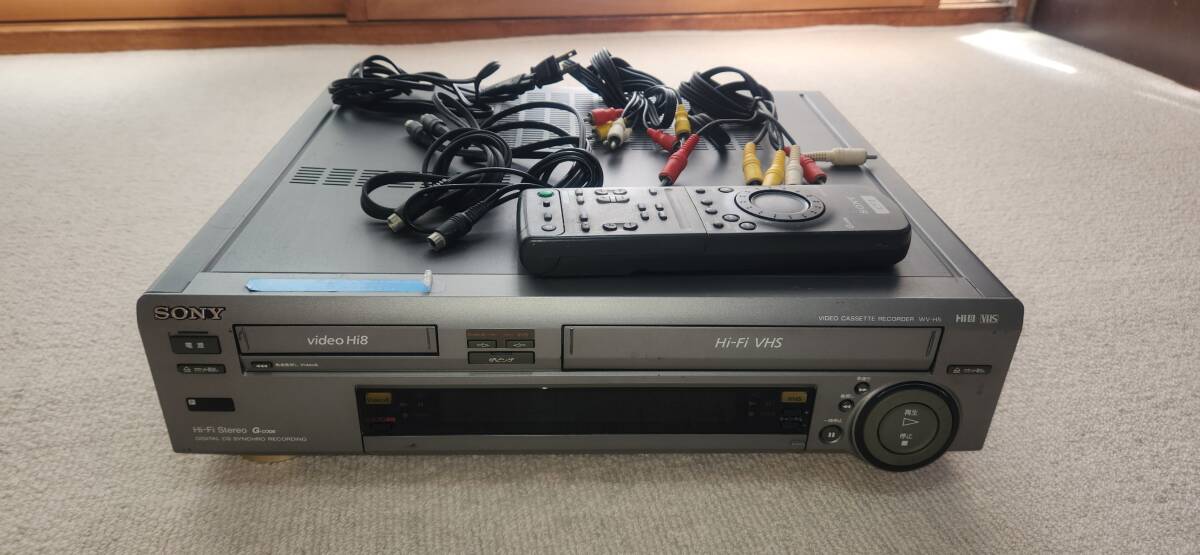 〇●VHS 8mm デッキ　SONY ソニー　WV-H5　ジャンク●〇