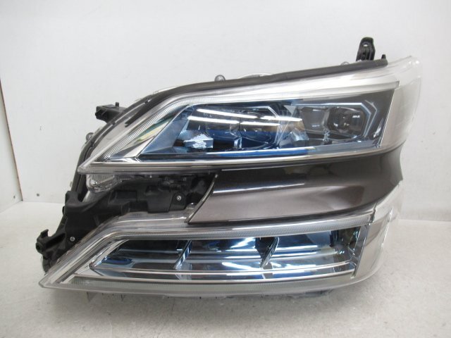 【即決有】 トヨタ ヴェルファイア 30 後期 純正 左 ヘッドライト LED グラファイトメタリック ICHIKOH 58-94 (n099940)