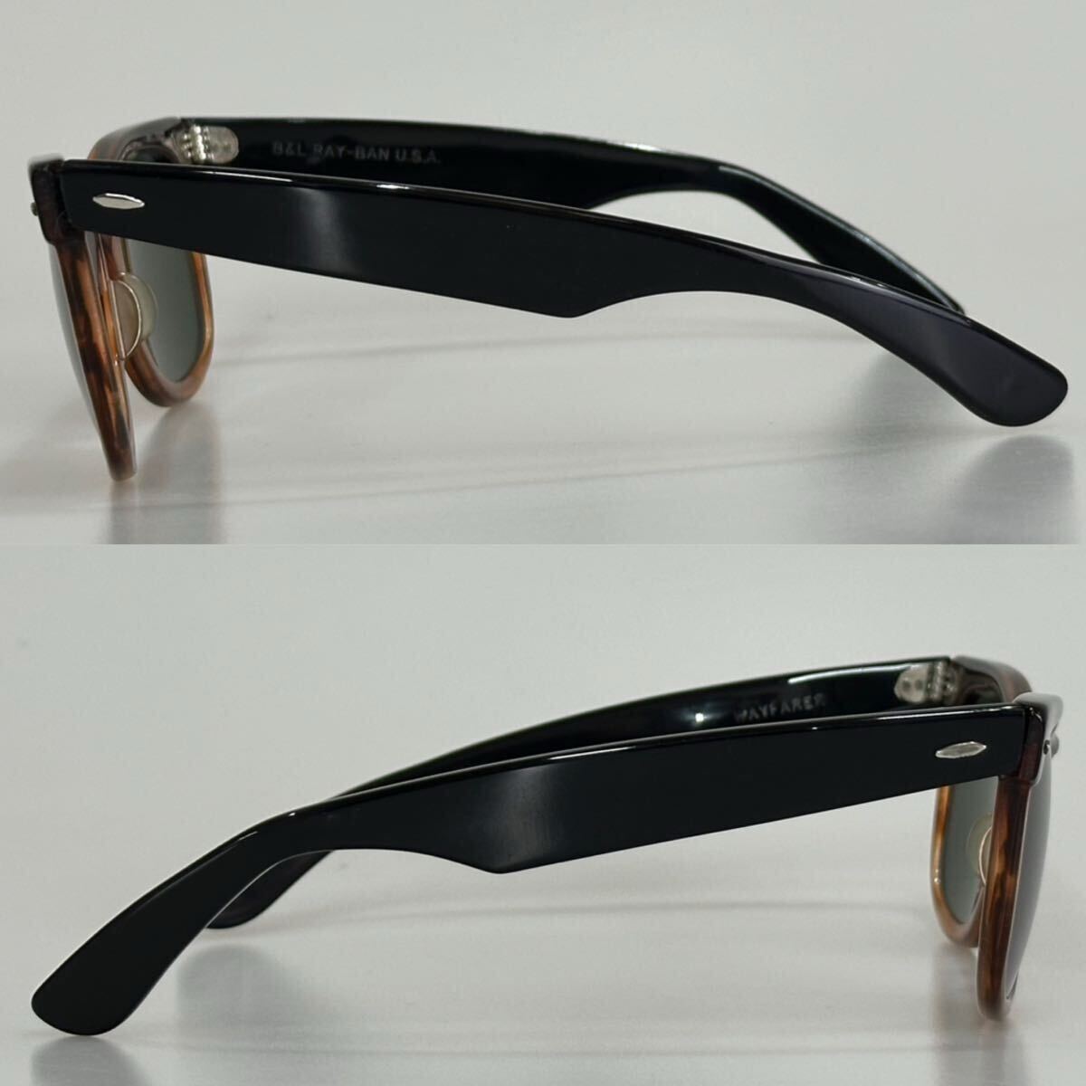 希少!!Vintage B&LRay-Ban WAYFARER 5022 ウェイファーラー G-15 エボニ?！隶辚ⅴ毳醛`タス コンボ★レイバン ビンテージ ボシュロム USA 