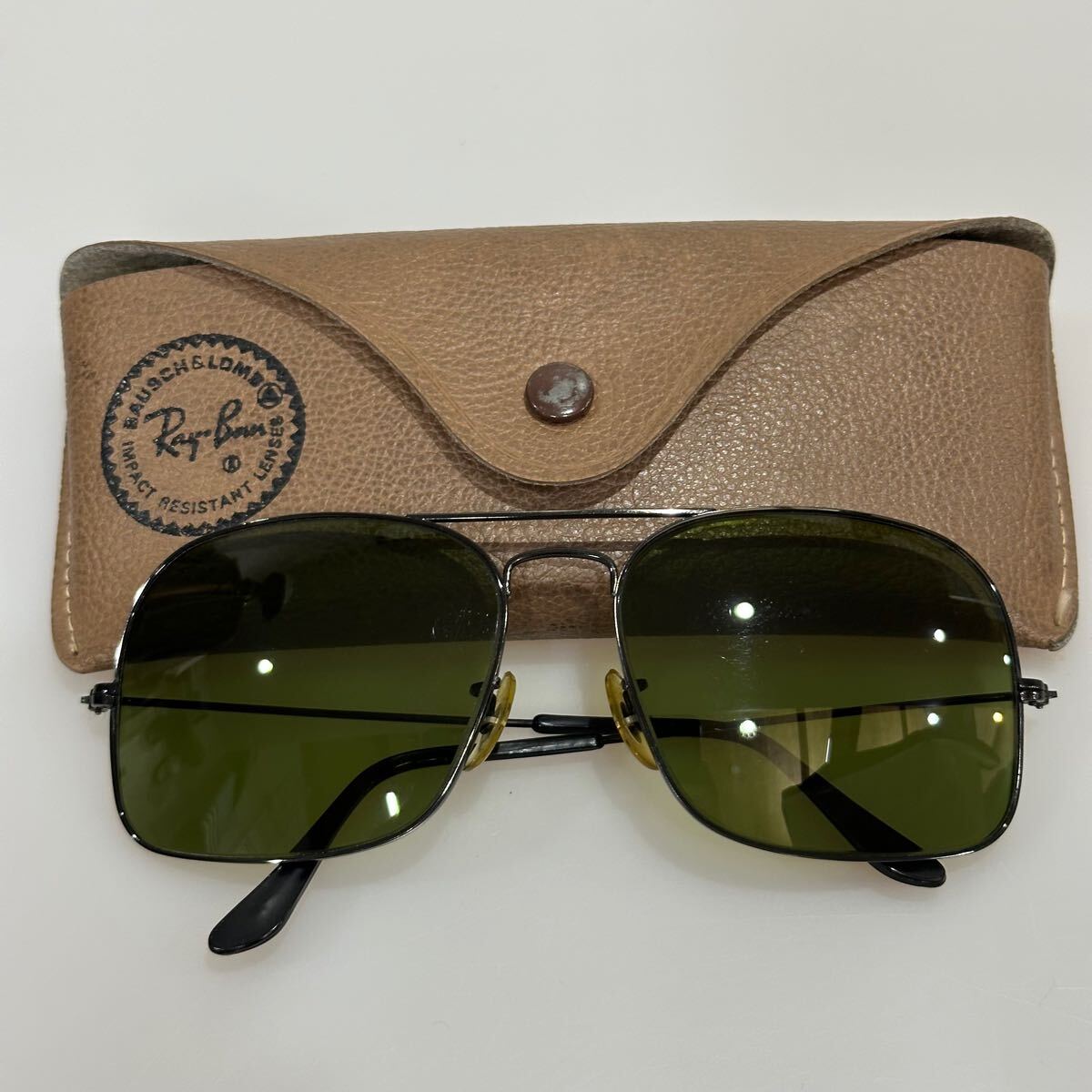 70s Vintage B&L Ray-Ban B. Winner ウィナー #3 ガラスレンズ ビンテージ USA ボシュロム レイバン 希少