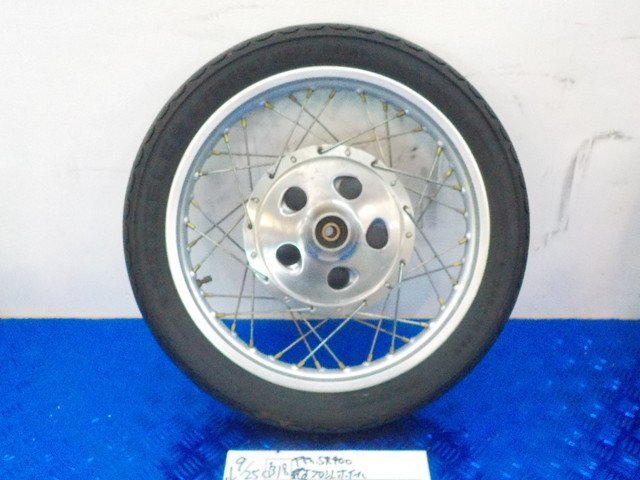 d318●○ヤマハ　SR400　純正　フロントホイール　6-9/25（か）