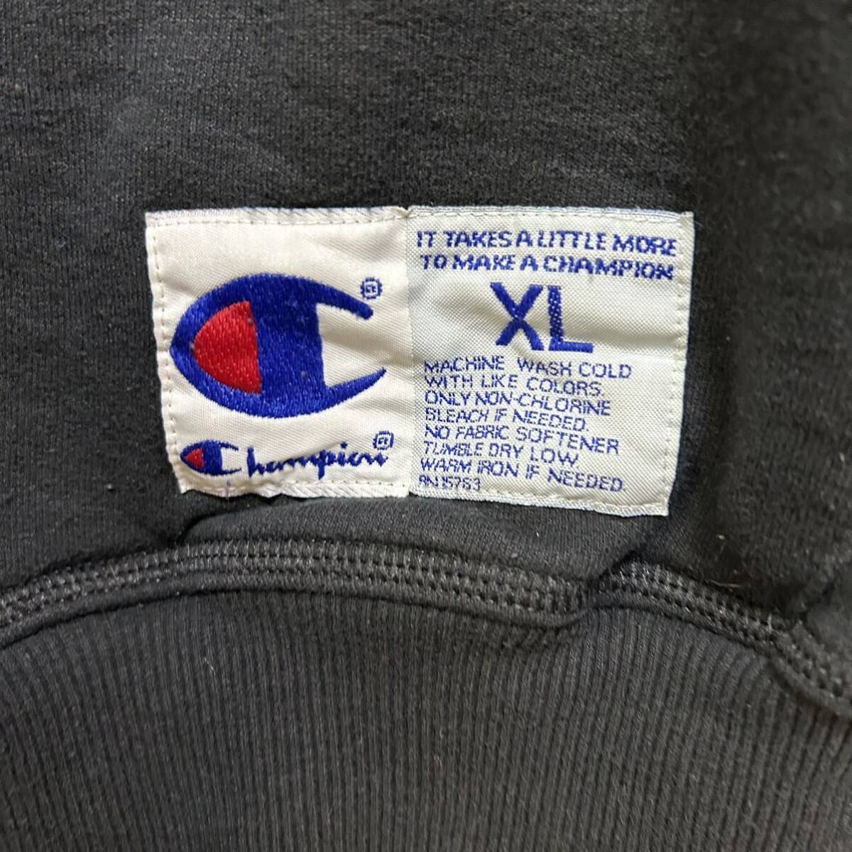 Champion Champion Parker f-ti черный чёрный знак Logo бирка XL