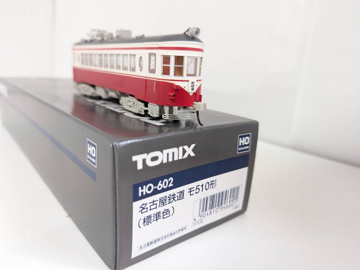 美品 動作確認済み 1031T HO-602 名古屋鉄道 モ510形(標準色) HOゲージ 鉄道模型 トミックス トミーテック TOMIX