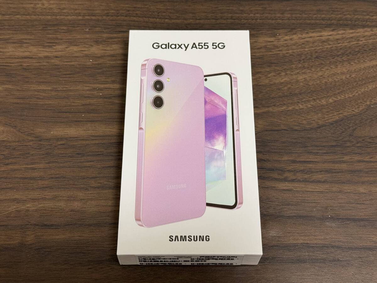 【新品未開封】Galaxy A55 5G 8/128 ライラック SIMフリー