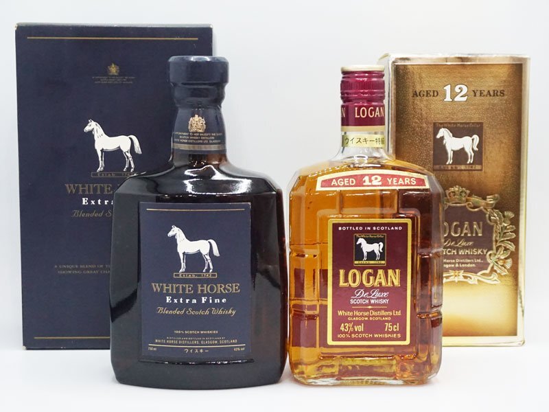 ☆古酒 WHITE HORSE ホワイトホース LOGAN ローガン 特級