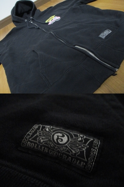 ROLLINGCRADLE×Beavis and Butt-Head ローリングクレイドル ビーバスアンドバットヘッド コラボ ジップパーカー Lサイズ_画像6