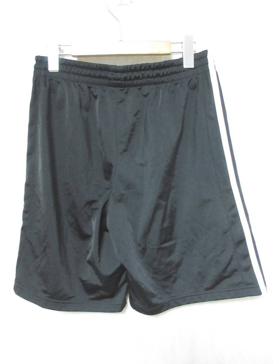 アディダス adidas ハーフパンツ ジャージ 黒 ブラック M 亥5231_画像3