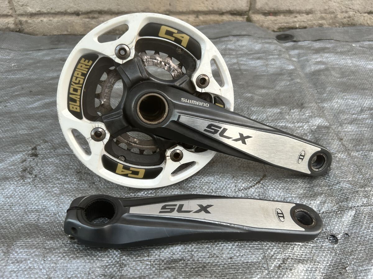 SHIMANO SLX BLACKSPIRE リングゴッド付 クランク FCM660 32-24T 10s 2×10s シマノ 10速仕様