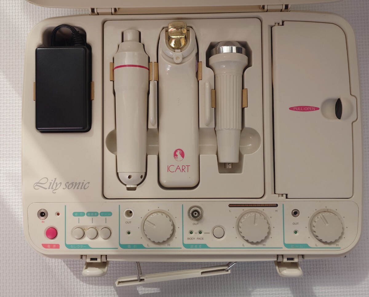 Lily sonic 美顔器　中古　リリーソニック サミットインターナショナル、リリーソニック超音波多機能美顔器