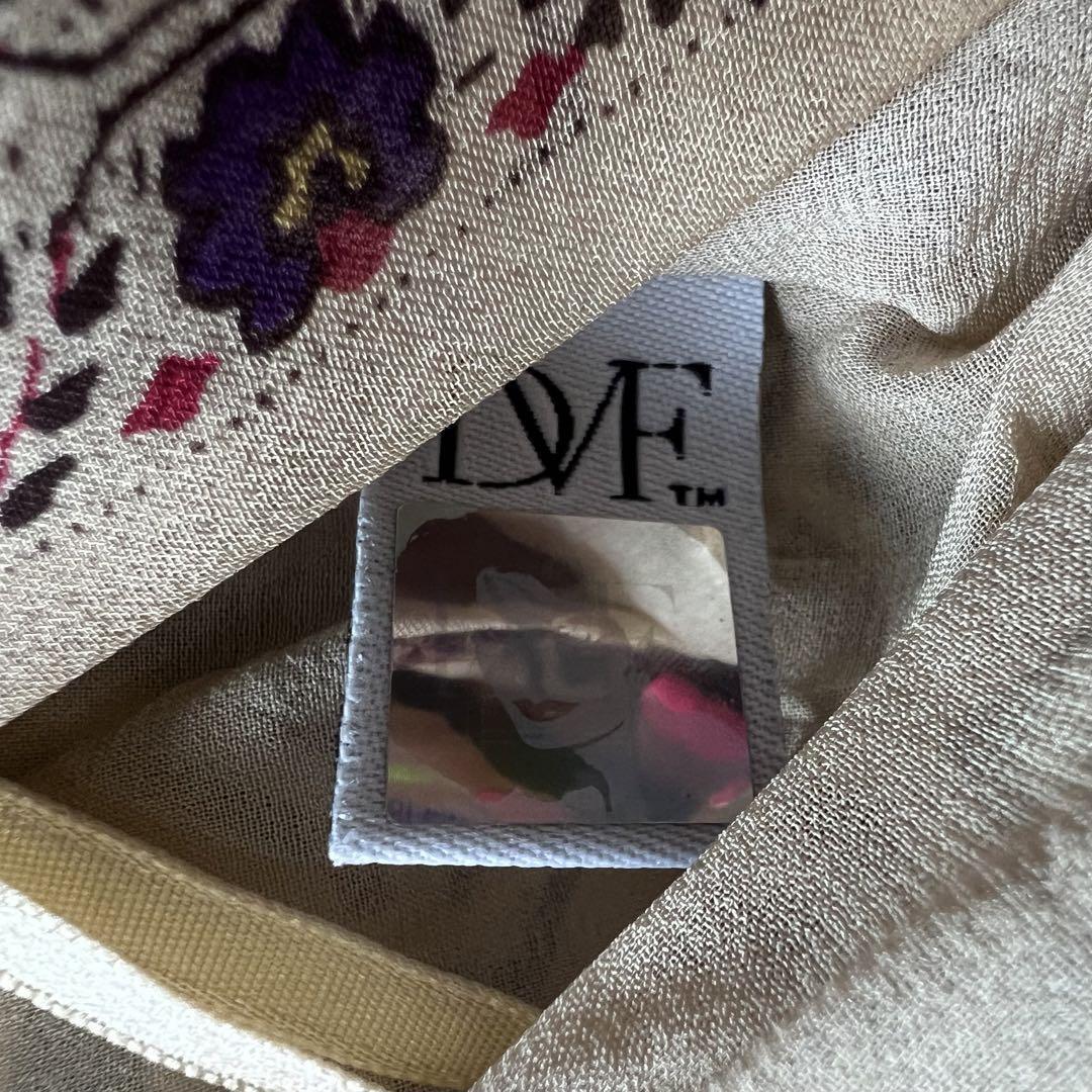 良品】DIANEvonFURSTENBERG シフォンラップワンピース 6 L 良品】DIANEvonFURSTENBERG シフォンラップワンピース 6 L
