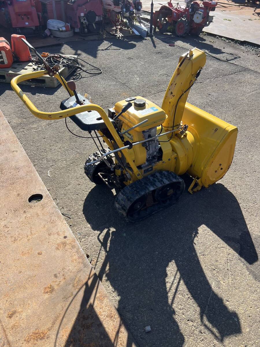 動画あり 秋田発 除雪機 三菱 スノースロワー MSR550B 5馬力 動画あり 秋田発 除雪機 三菱 スノースロワー MSR550B 5馬力