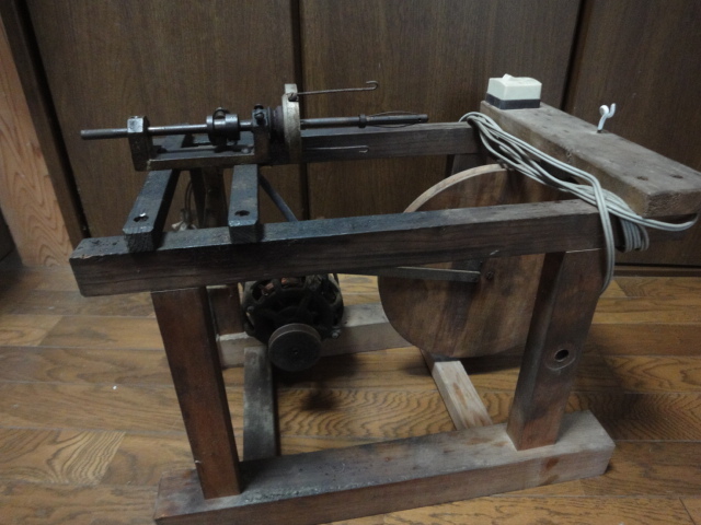  thread to coil machine? antique objet d'art prompt decision 3000 jpy 