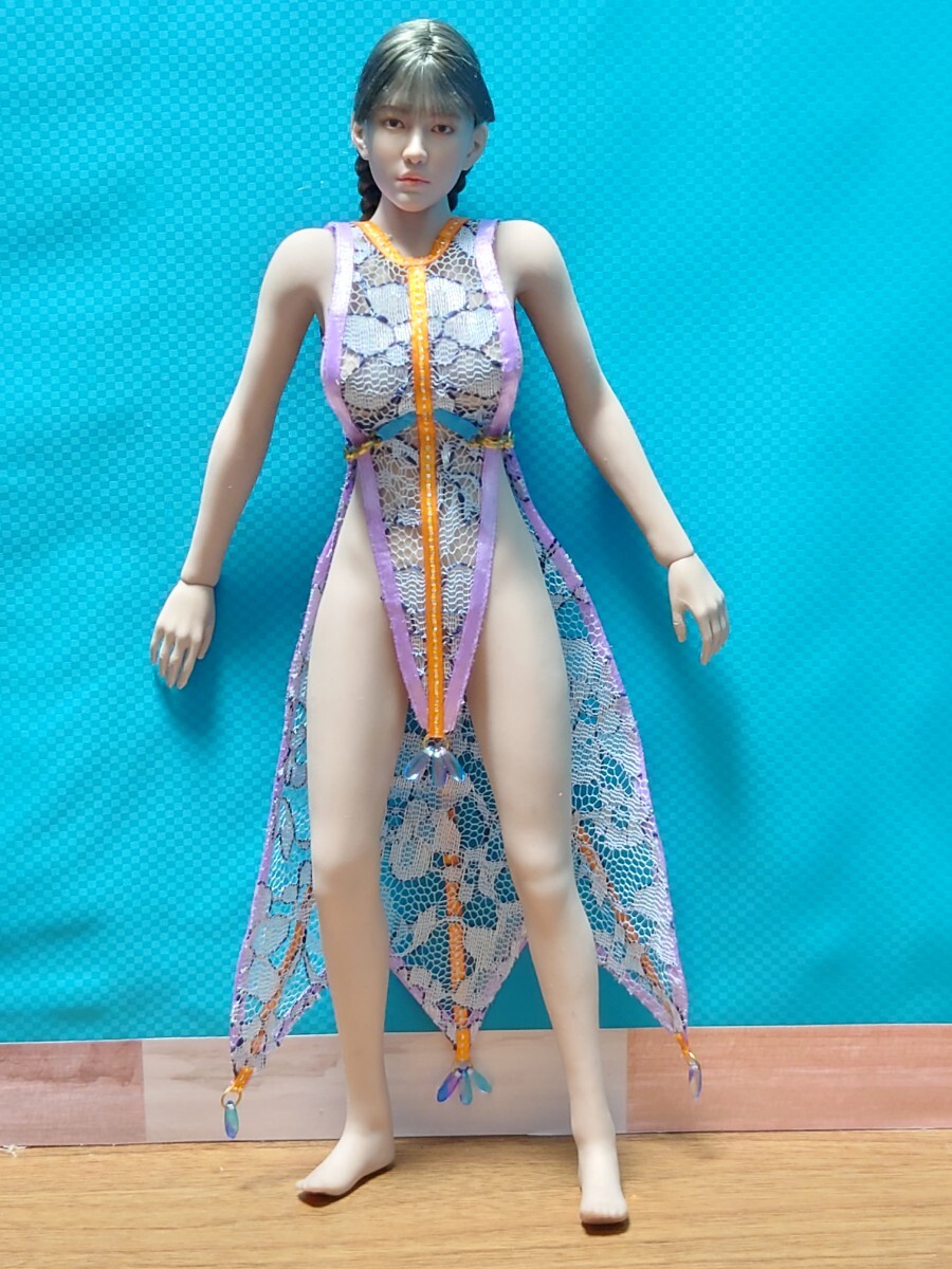 1/6ドール衣装、ドレス、妖精、TBleageラージバスト素体に合わせて制作。素体、ヘッドは付属しません　送料２１０円〜、２点以上で送料無料