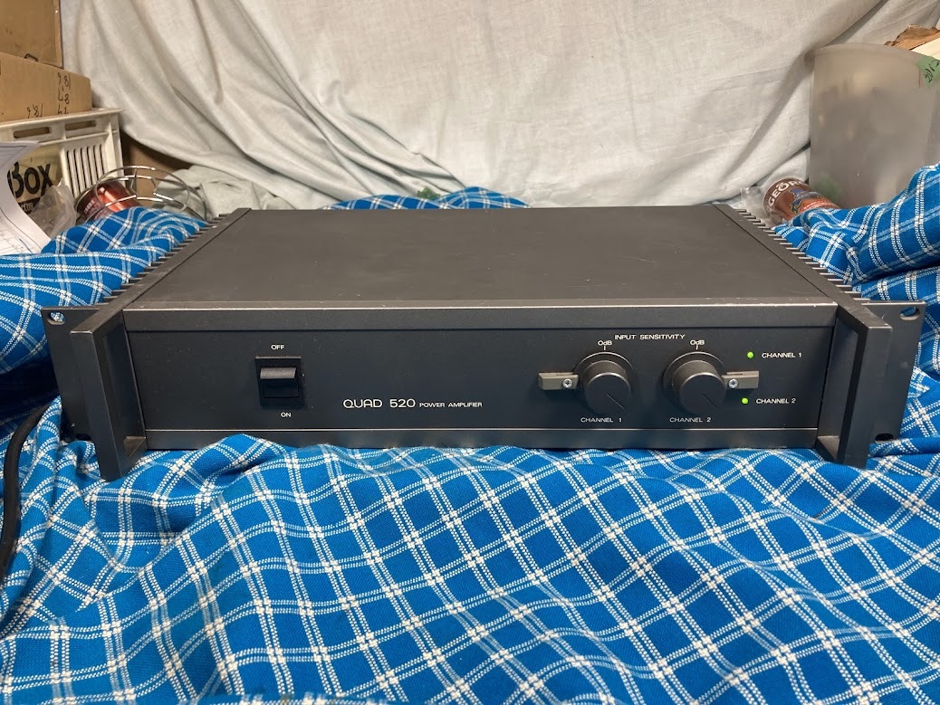 QUAD クォード パワーアンプ 520 完動品 3ヶ月保証 QUAD クォード パワーアンプ 520 完動品 3ヶ月保証