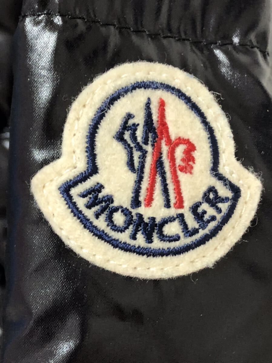 超美品 MONCLE CARELE GIUBBOTTO ブラック モンクレール ダウンジャケット ダウン ユース ジュニア キッズ モンクレールロゴ キルティング_画像3