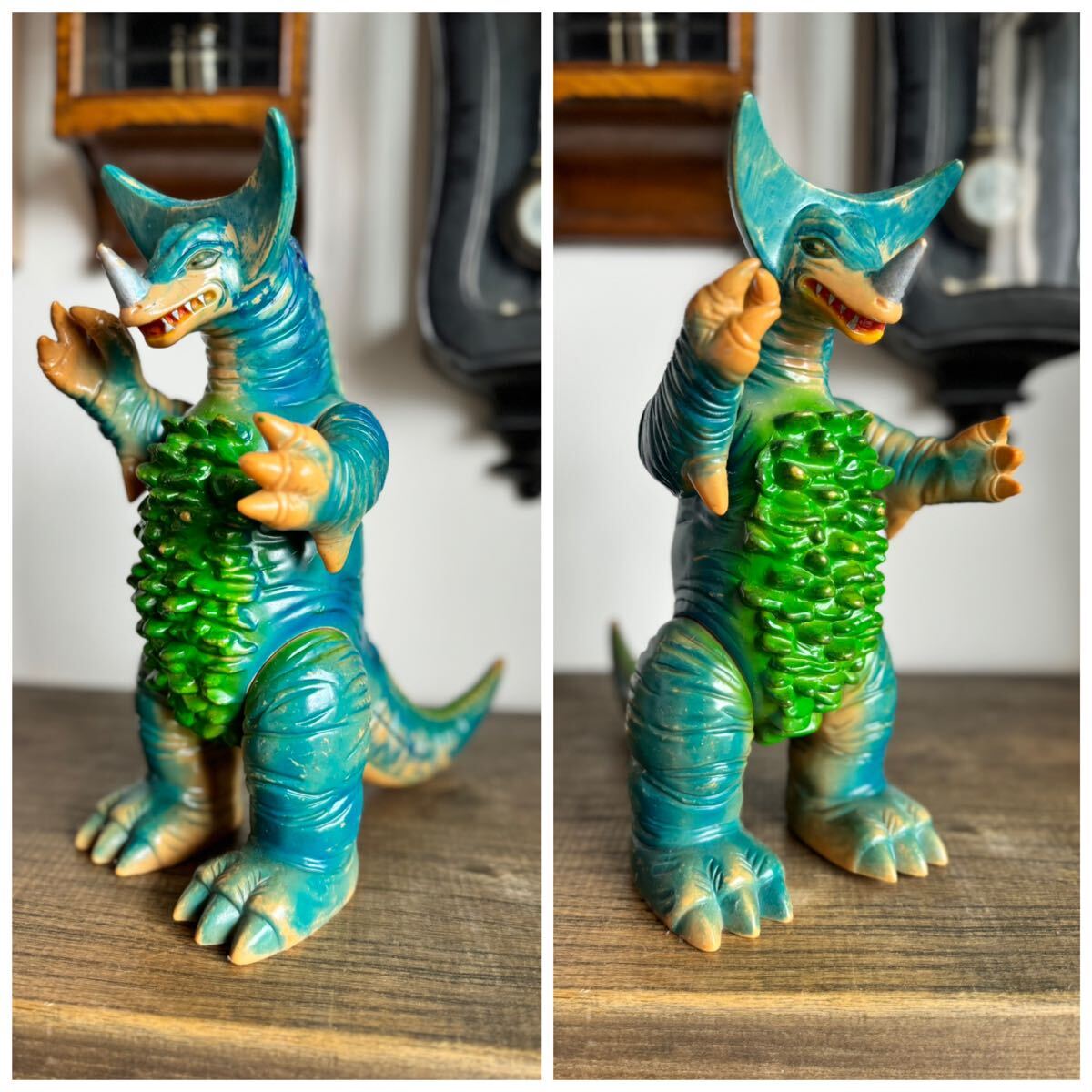 当時物 珍色 ブルマァク ジャイアントゴモラ ソフビ 検 マルサン 怪獣 