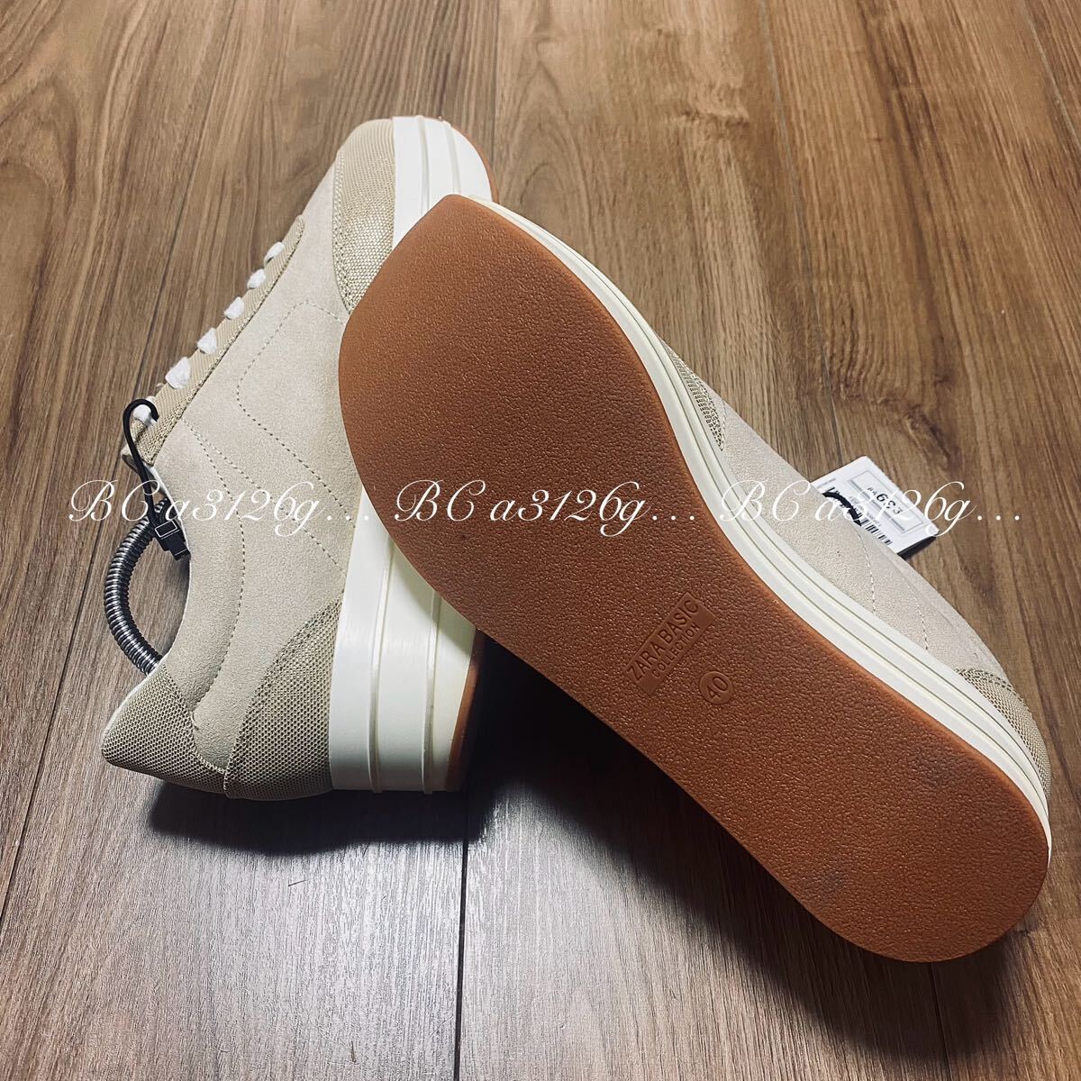 BIG SIZE 新品 ZARA 厚底スニーカー 26 0cm 40 BEIGE レディース BIG SIZE 新品 ZARA 厚底スニーカー 26 0cm 40 BEIGE レディース