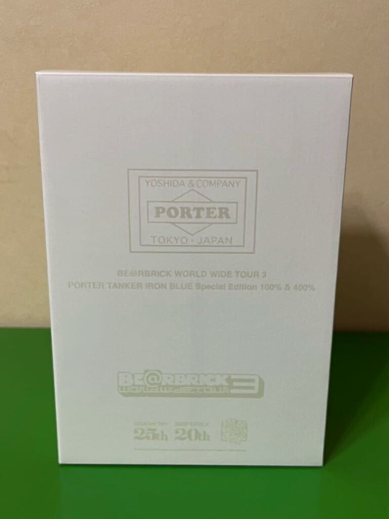 BE@RBRICK PORTER TANKER IRON BLUE Special Edition 100 BE@RBRICK PORTER TANKER IRON BLUE Special Edition 100