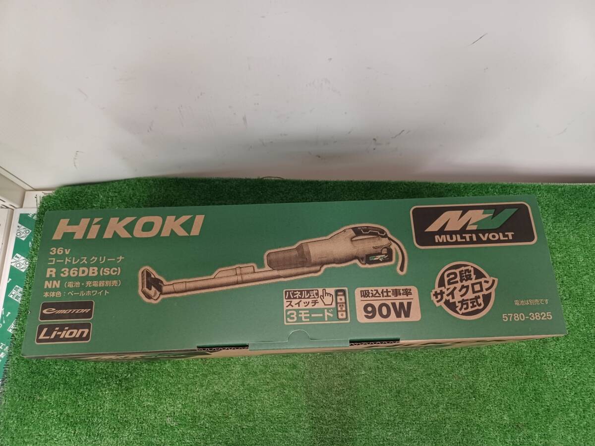 【未使用品】HiKOKI(ハイコーキ) マルチボルトコードレスクリーナ 2段サイクロン式 (本体のみ) R36DB(SC)(NN) 電動工具/ITTSYATXAMHS