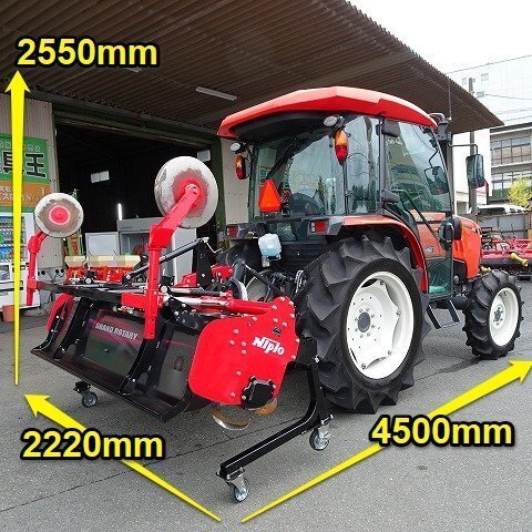 福岡□ クボタ 4WD トラクター SL600-GS ハイスピード 極上品 60