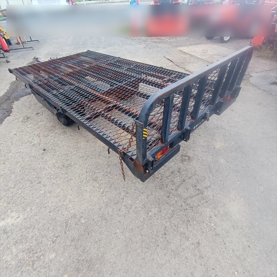  скала эта сторона ... прицеп комбайн прицеп GC-33 качание тип двойные шины машина для посадки риса пересадка риса машина трактор Fuji прицеп б/у Tohoku 