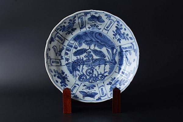 t-k916[ peace .] China old . old blue and white ceramics .. hand plate inspection tea utensils . tea utensils China old . Taiwan green tea .. work of art Joseon Dynasty Goryeo new . Kiyoshi morning paper tool 