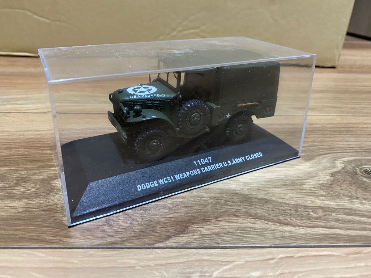 sunstar 1/43 11047 ダッジWC51weapons carrier u.s.army closed ミニカー