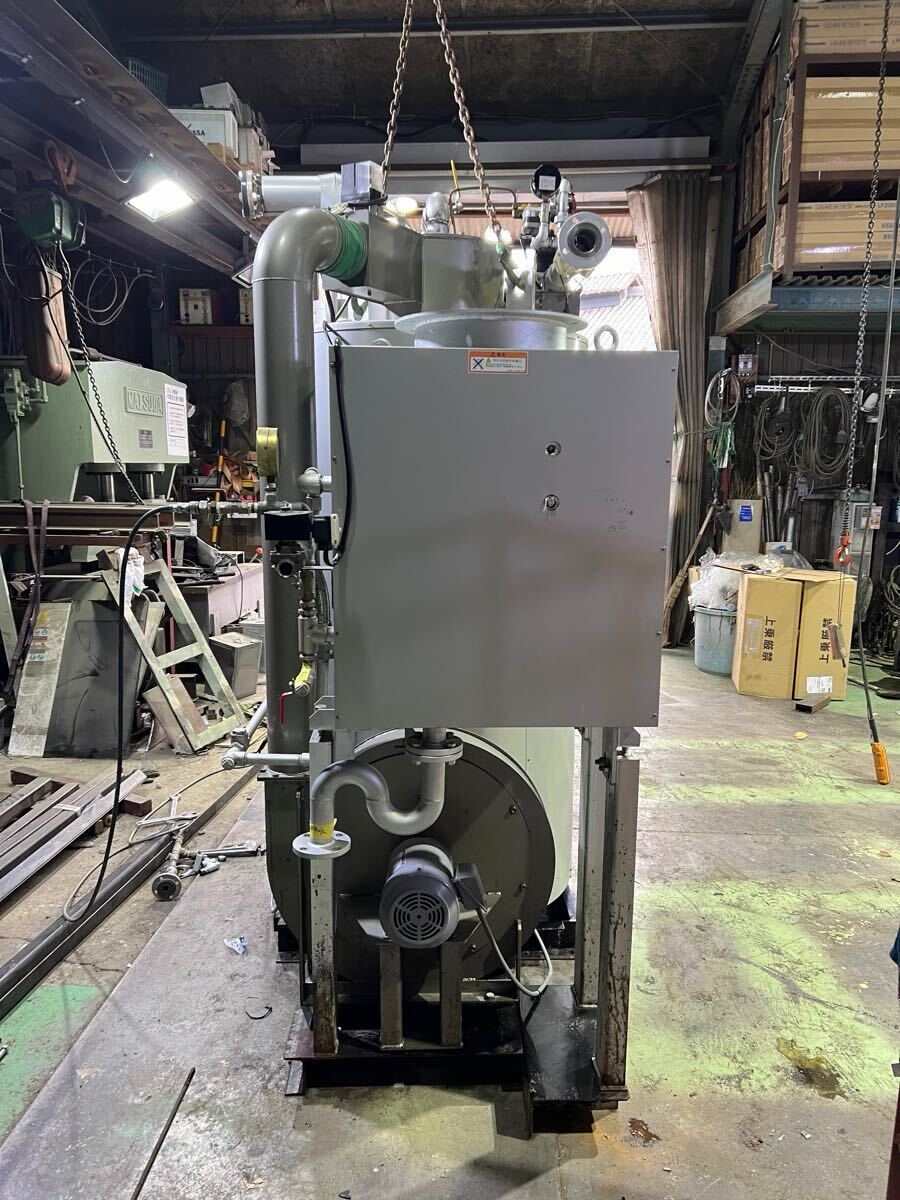 サムソン 中古1000kg 蒸気 ボイラー スーパー付き 都市ガス 実働 サムソン 中古1000kg 蒸気 ボイラー スーパー付き 都市ガス 実働