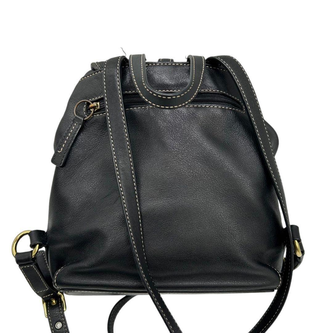 信頼も厚い COACH 09368　オールレザー　本革　黒 コーチ　リュックサック　E8 バッグ