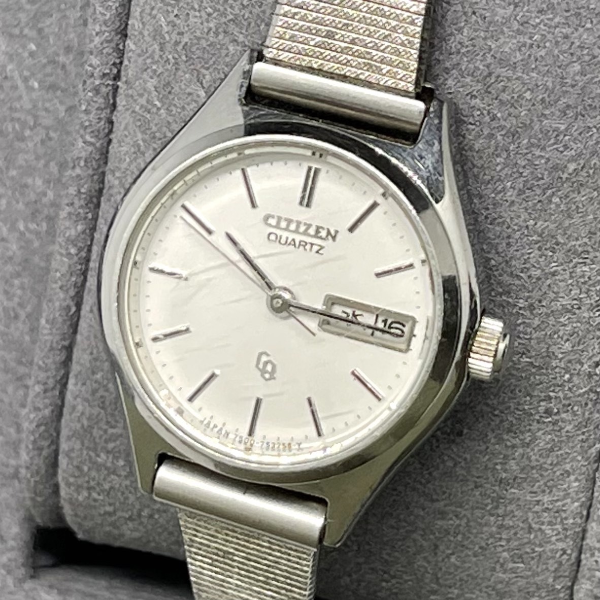 CITIZEN シチズン CQ レディース腕時計 GN-7W-S 4-751671 G10 白文字盤 クオーツ アンティーク