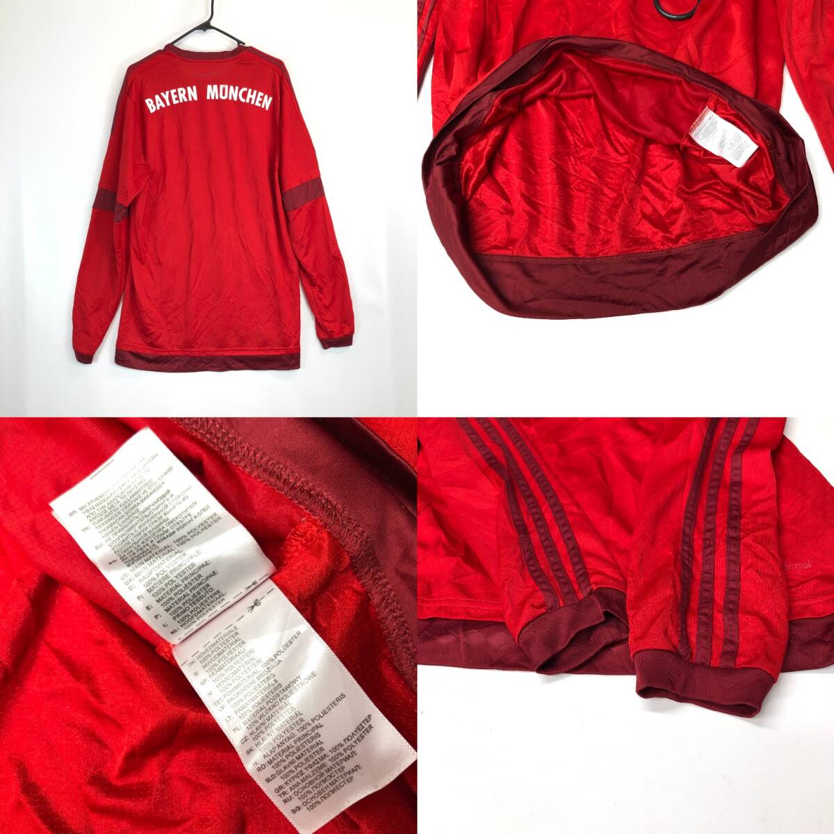アディダス adidas バイエルンミュンヘン 長袖ユニフォーム アディダス adidas バイエルンミュンヘン 長袖ユニフォーム