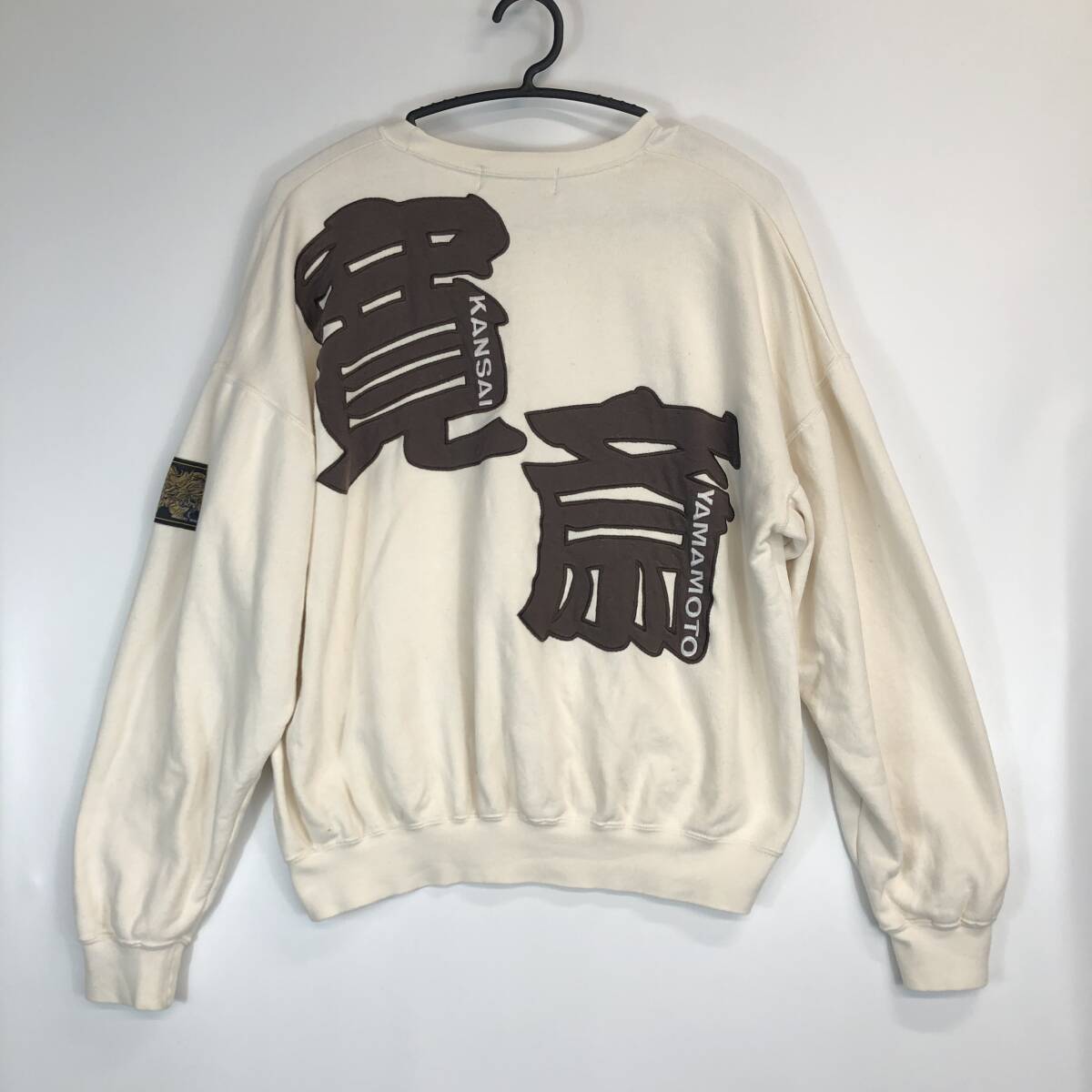 90s KANSAI MAN カンサイマン コットンスウェット Mサイズ 背面ロゴ 寛斎