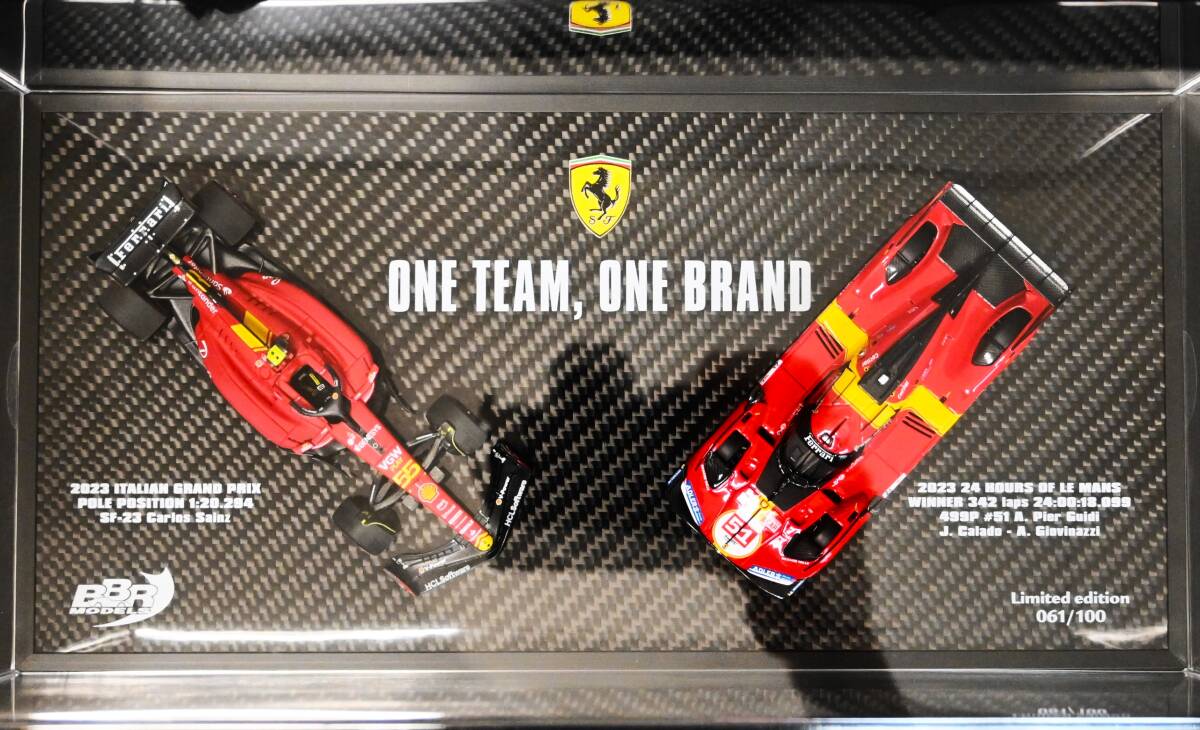★年末年始期間限定価格★ BBR 1/43 フェラーリ 499P ルマン2023 and SF23 イタリアGP 2023 限定100台 送料無料