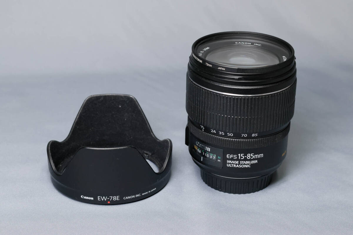 Canon EF-S 15-85mm F3.5-5.6 IS USM 中古 やや難あり