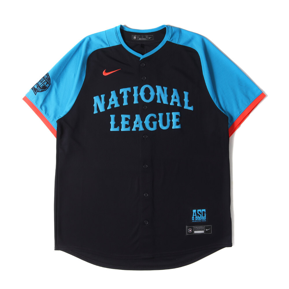 NIKE ナイキ サイズ:XL 日本未発売 2024年 MLB オールスターゲーム ベースボール ジャージ リミテッドモデル ブラック ブルー トップス