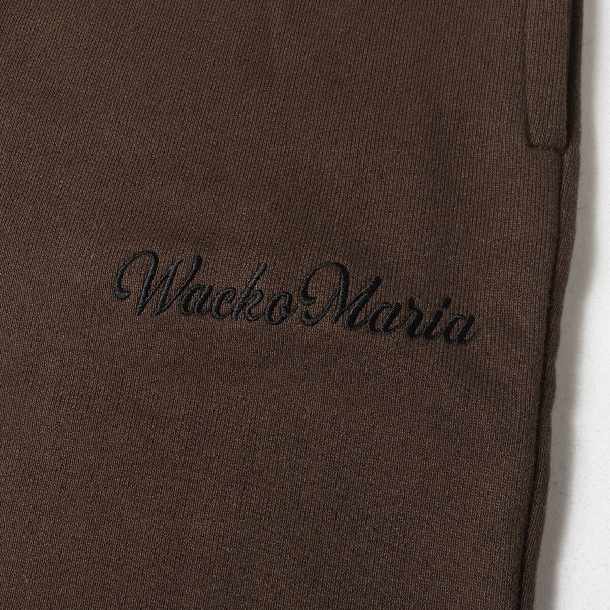 新品 WACKO MARIA ワコマリア パンツ サイズ:S 23AW ロゴ刺繍 ヘビーウェイト スウェットパンツ (HEAVY WEIGHT SWEAT PANTS) ブラウン