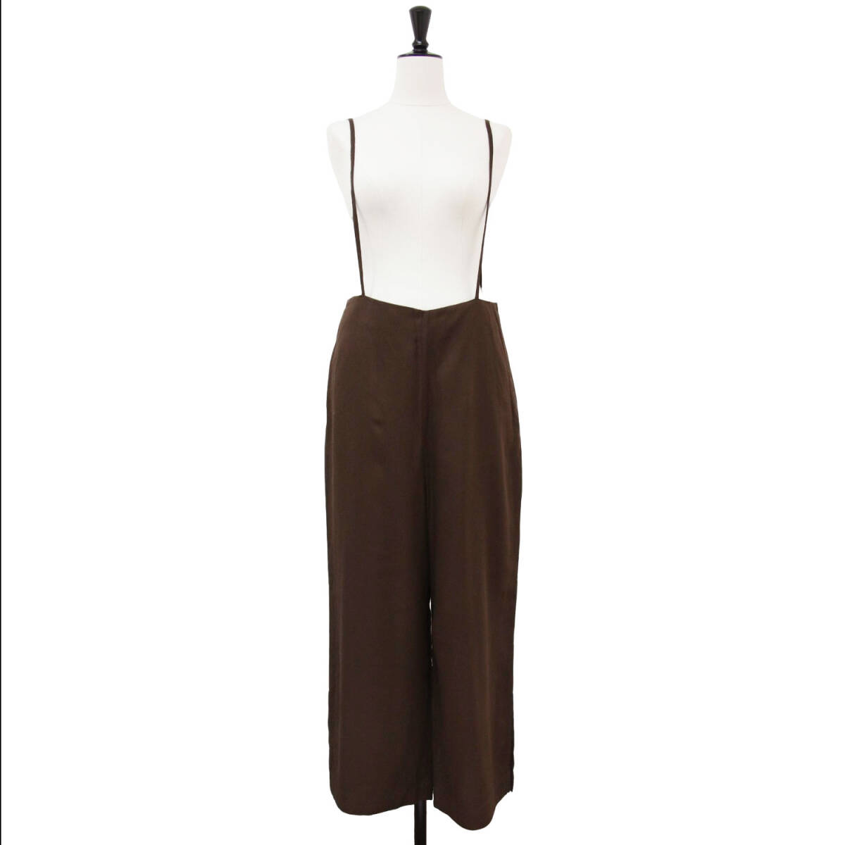 JOURNAL STANDARD relume ジャーナルスタンダード レリューム パンツ ブラウン サイズ:36(S) テンセル ドビー サロペット / ハイウエスト