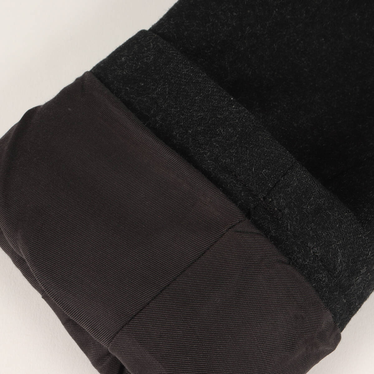 rag & bone ラグアンドボーン ブルゾン サイズ:42 パッチ 刺繍 フェイクレイヤード ストレッチ ウールポリ ワーク ブルゾン ダークグレー
