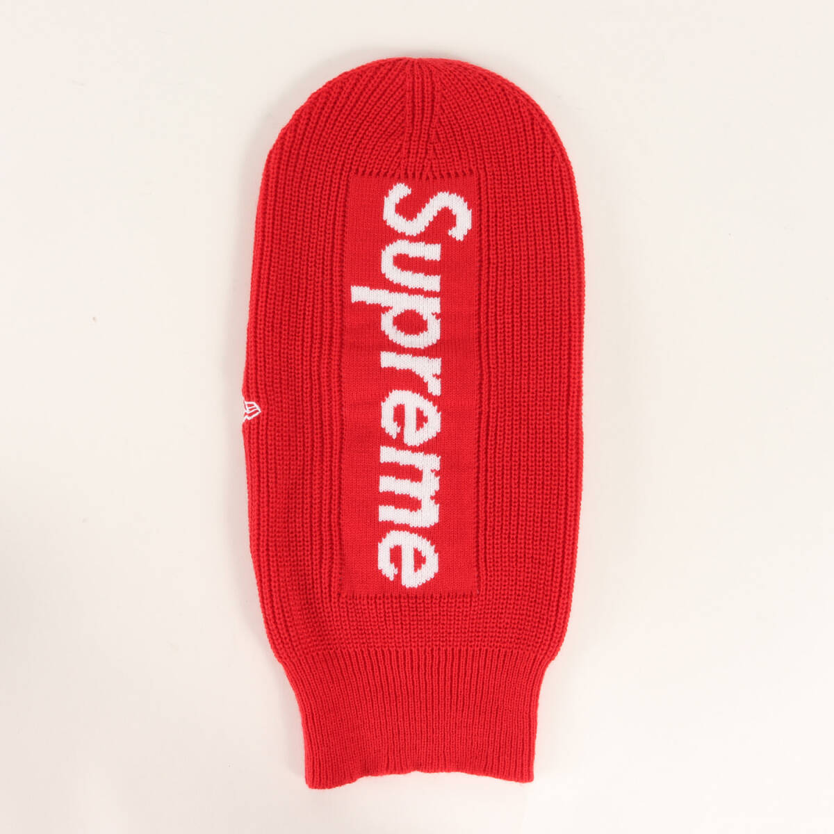 美品 Supreme シュプリーム 20AW NEW ERA ブランドロゴ バラクラバ Balaclava レッド ファッション アイテム 帽子