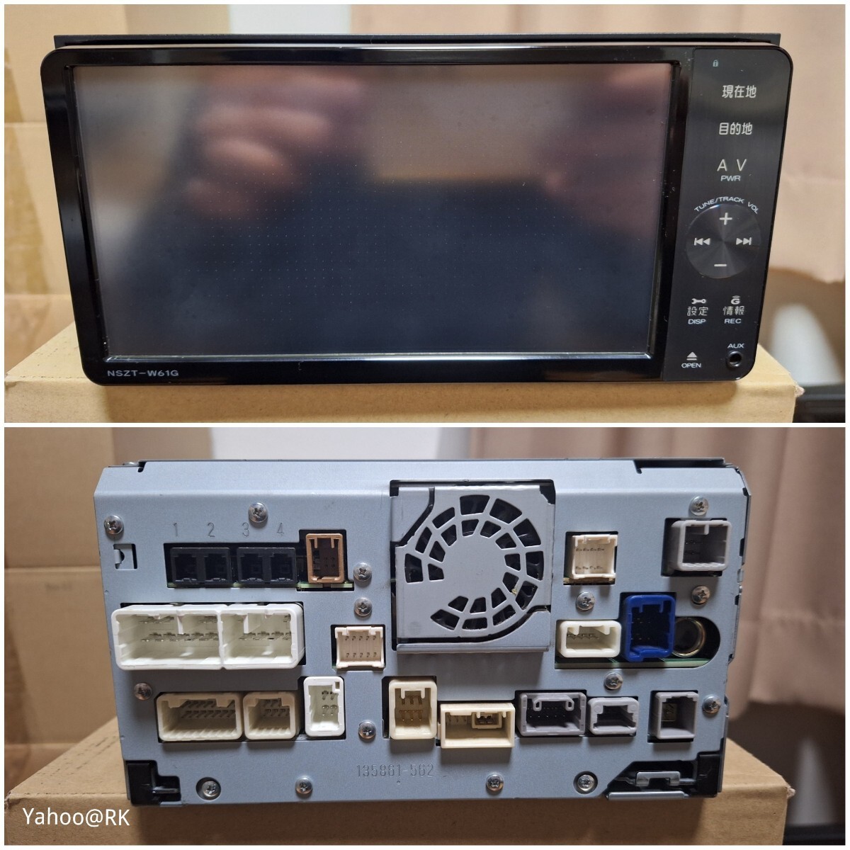 トヨタ 純正ナビ 型式 NSZT-W61G DVD再生 テレビ フルセグ SD トヨタ 純正ナビ 型式 NSZT-W61G DVD再生 テレビ フルセグ SD