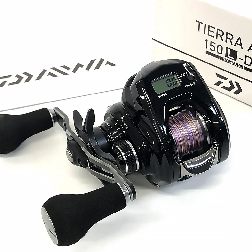 K ダイワ 21 ティエラ A IC 150L-DH ベイトリール 左巻き レフト K ダイワ 21 ティエラ A IC 150L-DH ベイトリール 左巻き レフト