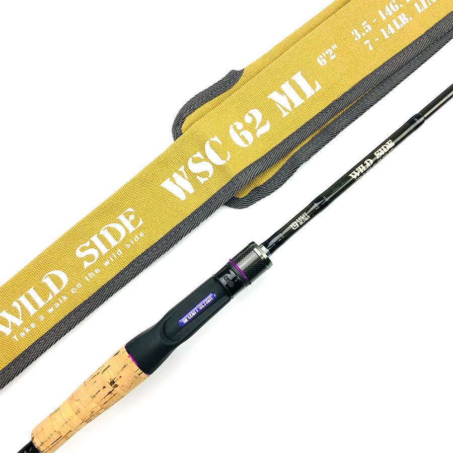 レジットデザイン ワイルドサイド WSC62ML ベイトロッド 1ピースロッド 袋 | バスロッド チヌトップ ソルトにも 釣り竿 | WILD SIDE ROD
