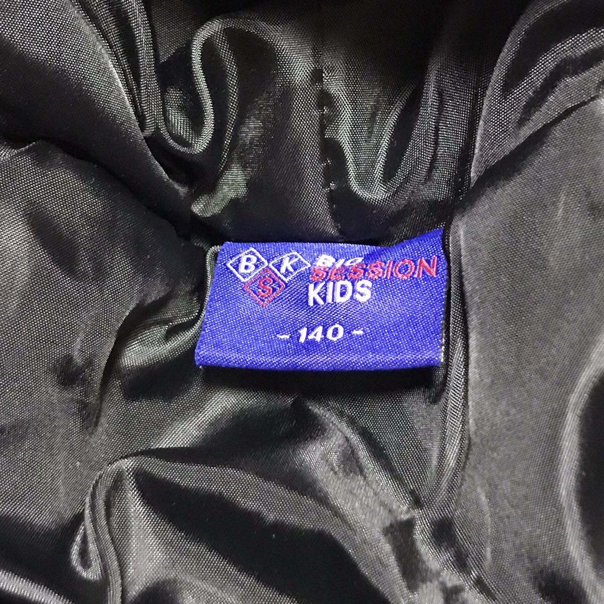 即決★ ファー フード コート ジャケット ファーコート ブラック 140サイズ 女の子_画像8