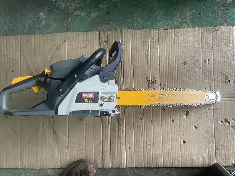 RYOBI リョービ 40cc エンジン チェーンソー 新品チェーン付 RYOBI リョービ 40cc エンジン チェーンソー 新品チェーン付