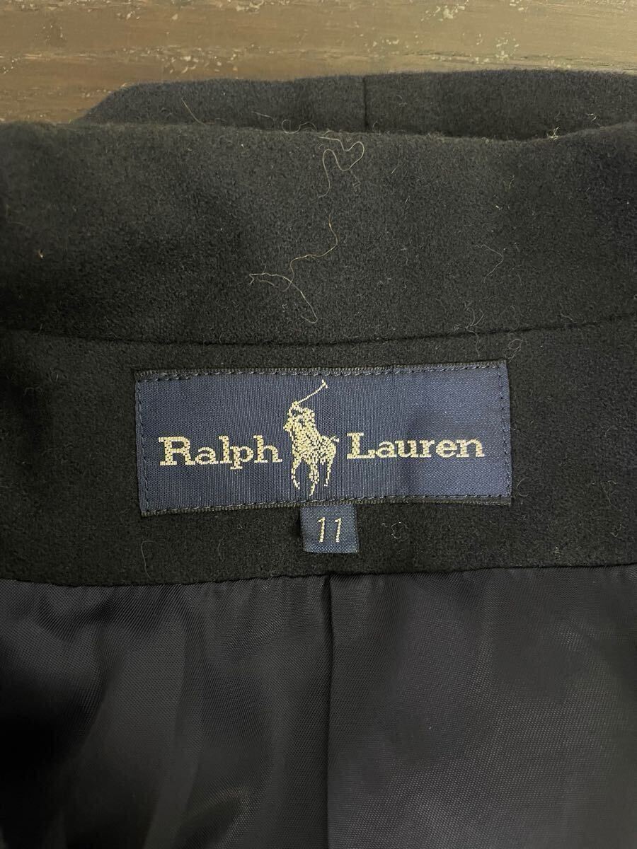Ralph Lauren ラルフローレン レディース　ダークネイビー　ダブル　 ブレザー ジャケット 金ボタン　アウター　上着_画像4