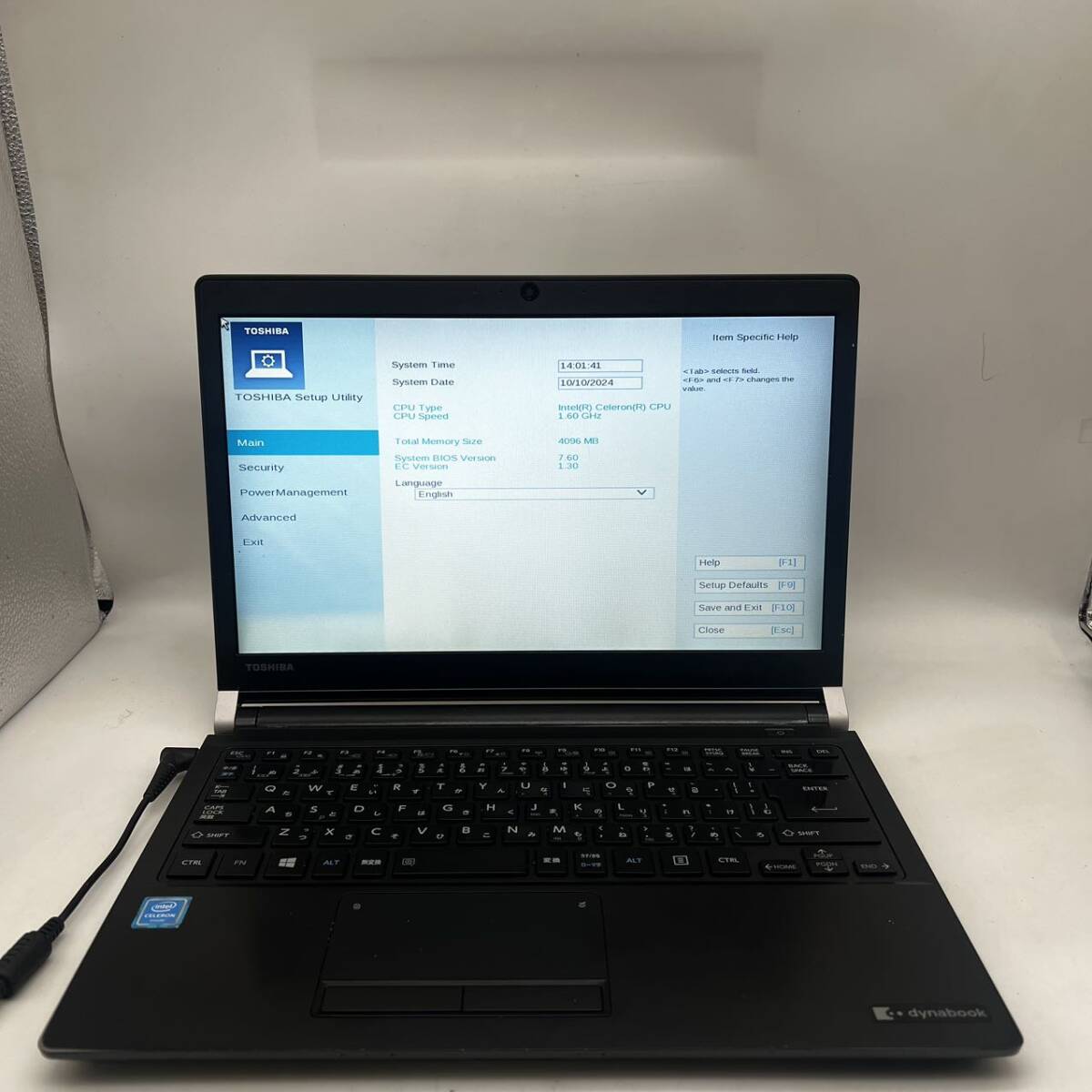 TOSHIBA/dynabook R73/B /第6世代 Celeron 3855U /13.3インチ/A_画像1