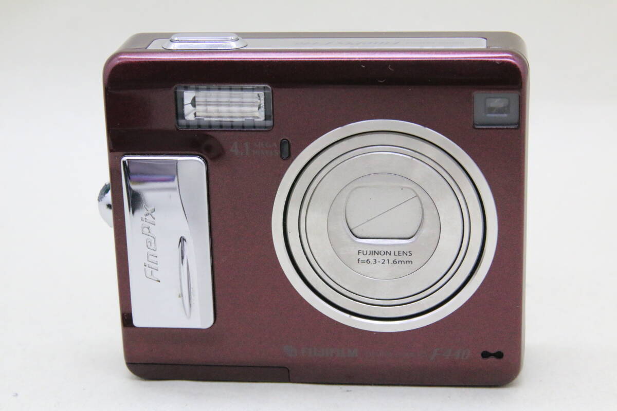 【動作確認済み】FUJIFILM FinePix F440 ワインレッド 動作確認済み】FUJIFILM FinePix F440 ワインレッド デジタル