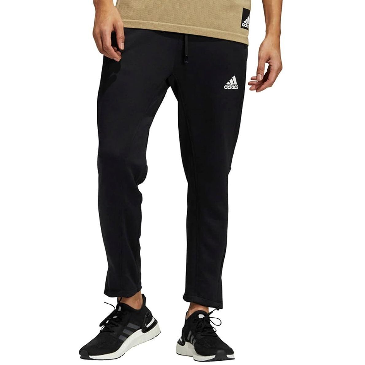 ★アディダス adidas 新品 メンズ 吸汗速乾 ドライ スウェット ワークアウト ロングパンツ 黒 Mサイズ [H29174-M] 四 壱★QWER★