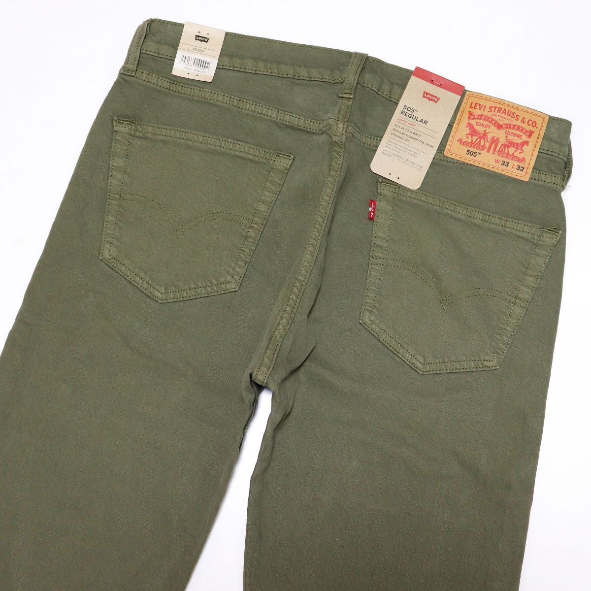 ★リーバイス Levis 505 新品 メンズ ストレッチ レギュラー ストレート ジーンズ デニム パンツ 33インチ [00505-2615-33] 四 弐★QWER